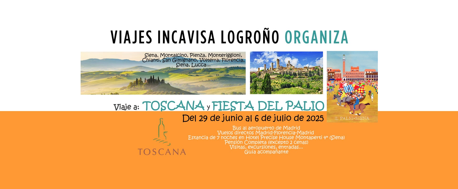 toscana y fiesta palio